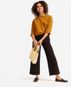 Wide Leg Crop Pant by Everlane in Black, Size 16