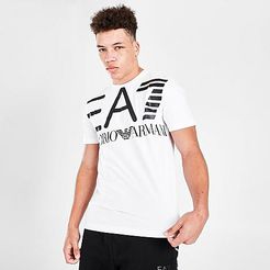 EA7 Oversized Logo T-Shirt in Black/White Size Small