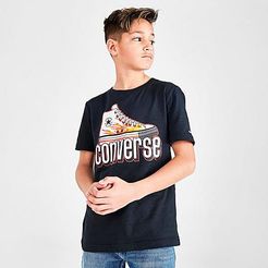 Boys' 8Bit Sneaker T-Shirt in Black/Black Size Small Cotton/Jersey