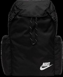 Heritage Rucksack Bag in Black/Black 100% Polyester