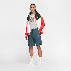 Sportswear Club Fleece Shorts in Green/Ash Green Size 2X-Large 100% Cotton/Fleece/Jersey