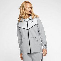 Sportswear Ponte Full-Zip Hoodie in Grey/Particle Grey Size Small Nylon/Spandex/Rayon