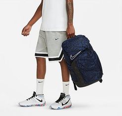 Elite Pro Hoops Printed Basketball Backpack in Blue/Animal Print/Midnight Navy 100% Polyester