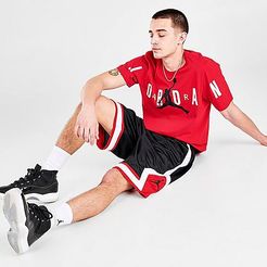 Jordan Men's Jumpman Diamond Shorts in Black/Black Size Small 100% Polyester/Knit