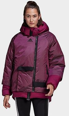 Outerior COLD. RDY Down Jacket in Purple/Power Berry Size X-Small Polyester