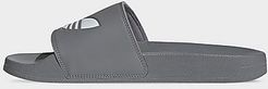 Originals Adilette Lite Slide Sandals in Grey/Grey Three Size 8.0