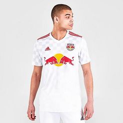 New York Bulls 21-22 Home Soccer Jersey in White/White Size Small Polyester/Jersey