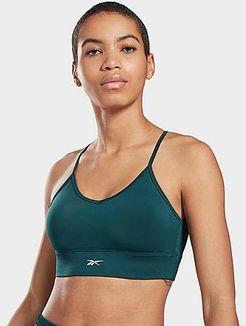 Workout Ready Medium-Impact Sports Bra in Green/Forest Green Size X-Small