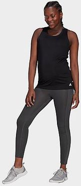Designed 2 Move Cropped Sport Tights (Maternity) in Grey/Open Grey Size Small Polyester