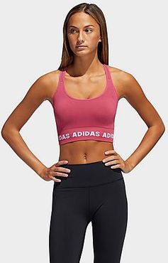 Training Aeroknit Light-Support Sports Bra in Pink/Wild Pink Size X-Small Polyester/Knit