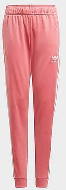 Girls' Originals Adicolor SST Jogger Track Pants in Pink/Hazy Rose Size Small Polyester