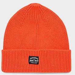 Storm Beanie in Orange/Grenadine 100% Cotton/Knit