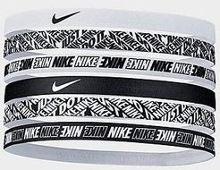Printed Assorted 6-Pack Headbands in White/Black/White Polyester/Spandex