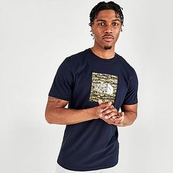 Boxed In T-Shirt in Blue/Aviator Navy Size Small