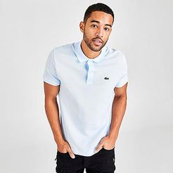 Slim Fit Polo Shirt in Blue/Light Blue Size Large 100% Cotton