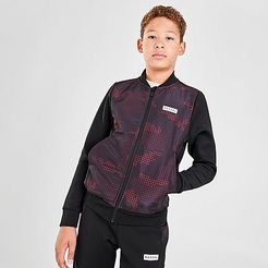 Boys' Garrison Full-Zip Jacket in Black/Black Size Small