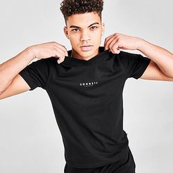 London T-Shirt in Black/Black Size Small Cotton