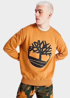 Core Logo Crewneck Sweatshirt in Orange/Wheat Boot Size X-Small Cotton/Polyester/Fleece