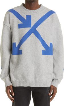 Twisted Arrows Cotton Blend Sweater