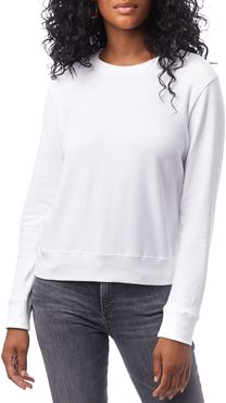 Cotton Blend Interlock Sweatshirt