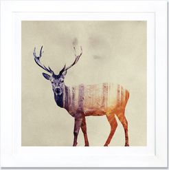 'Deer' Framed Paper Print