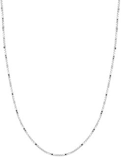 Bony Levy 14K White Gold 16" Box Chain Necklace at Nordstrom Rack