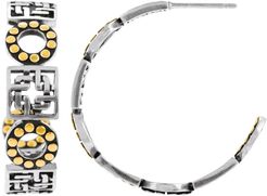 JOHN HARDY 18K Gold & Sterling Silver Dot Silang 31mm Medium Hoop Earrings at Nordstrom Rack