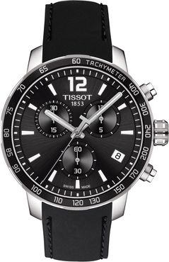 Tissot Quickster Chrono Rubber Strap Watch, 42mm at Nordstrom Rack