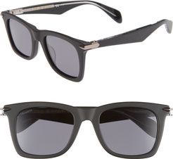 51mm Polarized Sunglasses - Matte Black