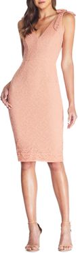 Mary Lace Body-Con Cocktail Dress