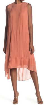 CLUB MONACO Pleated High Low Dress at Nordstrom Rack