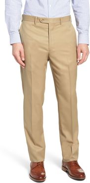 John W. Nordstrom Torino Classic Fit Flat Front Solid Dress Pants