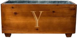 Monogram Wood Wine Trough