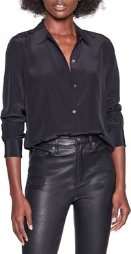 Leema Button Up Silk Shirt