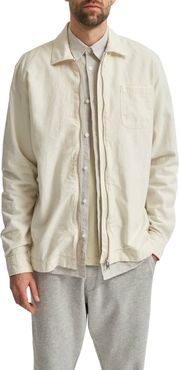 Dayton Linen & Organic Cotton Shirt Jacket