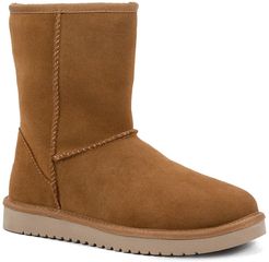 KOOLABURRA BY UGG Classic Short Genuine Shearling & Faux Fur Lined Boot - Wide Width Available at Nordstrom Rack
