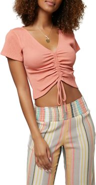 Irene Ruched Crop Top