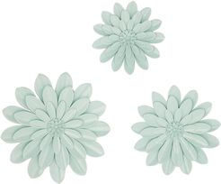 Willow Row 3D Pastel Green Flower Wall Decor - Set of 3" 24" - 20" - 16" at Nordstrom Rack