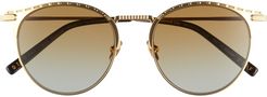 X Star Wars(TM) C-3Po 53mm Polarized Gradient Cat Eye Sunglasses - Gold/ Brown Gradient