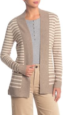 Cyrus Cozy Striped Open Front Cardigan at Nordstrom Rack