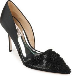 Ophelia Beaded Floral Pointed Toe Pump