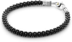 'Black & White Caviar' Bracelet