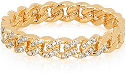 Diamond Mini Curb Chain Ring