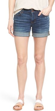 Caslon Rolled Denim Boyfriend Shorts