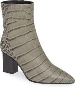 FREDA SALVADOR Fia Croc Embossed Bootie at Nordstrom Rack