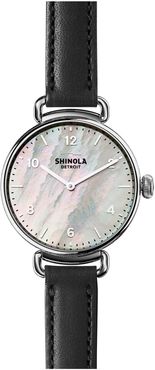 Shinola Women's Canfield Leather Strap Watch, 32mm at Nordstrom Rack