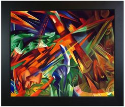 Overstock Art Fate of the Animals - Framed Oil Reproduction of an Original Painting by Franz Marc at Nordstrom Rack