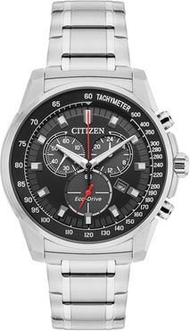 Citizen Men's Brycen Chronograph Sterling Silver Watch, 44mm at Nordstrom Rack