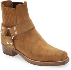 Leather Cavalry Bootie