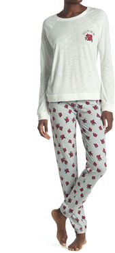 COZY ZOE Floral Shirt & Pants 2-Piece Pajama Set at Nordstrom Rack